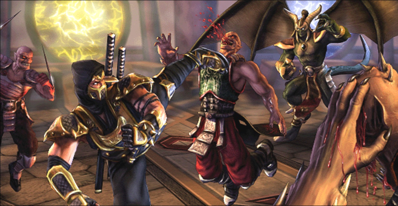 Mortal Kombat Gold - All Ending Cutscenes (HD) 
